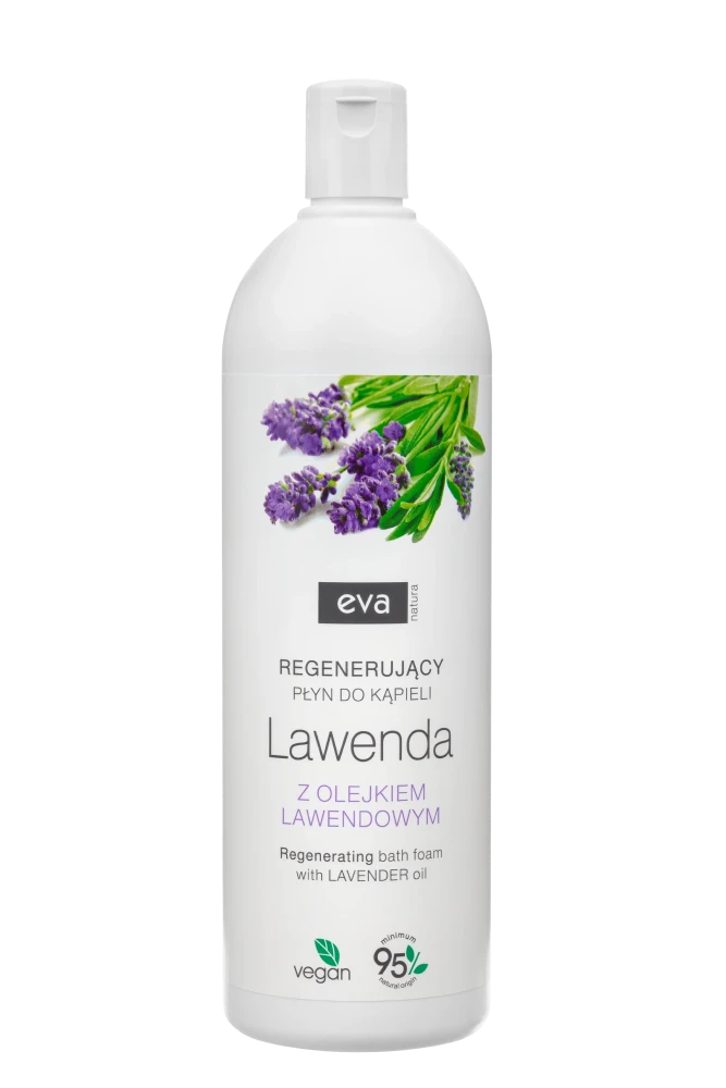 EVA NATURA Regenerujący płyn do kąpieli z olejkiem lawendowym